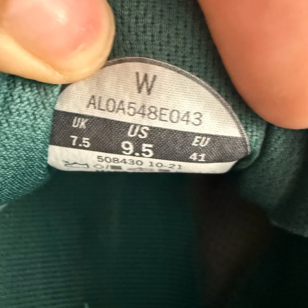 Altra lone peak 6 Women size 9.5 Charcoal and Turquoise Running Shoes